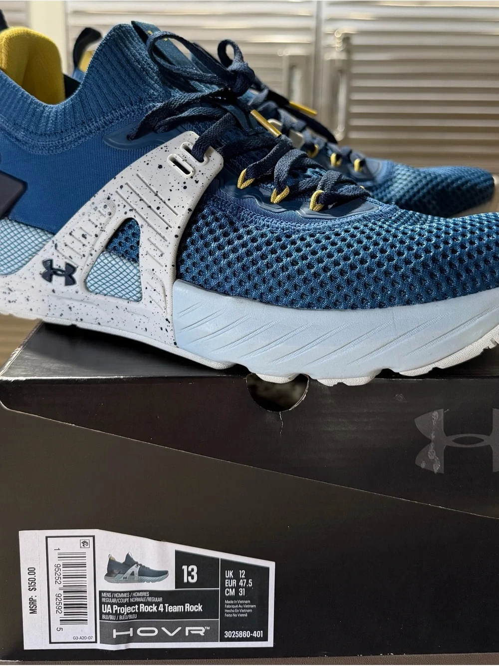 Under Armour Men’s’ Blue Athletic Sneakers